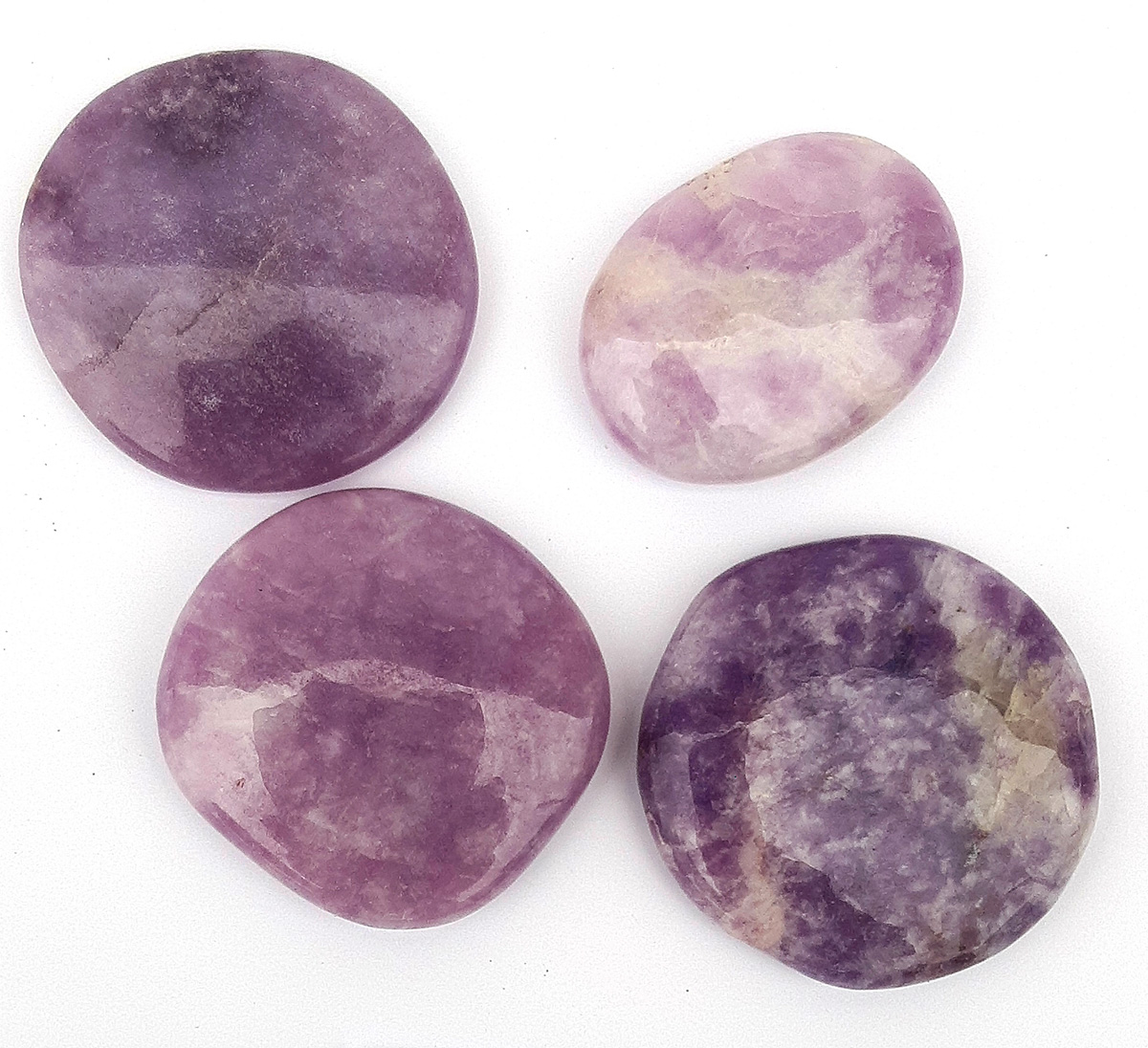 Lepidolite palms 100g. Bag