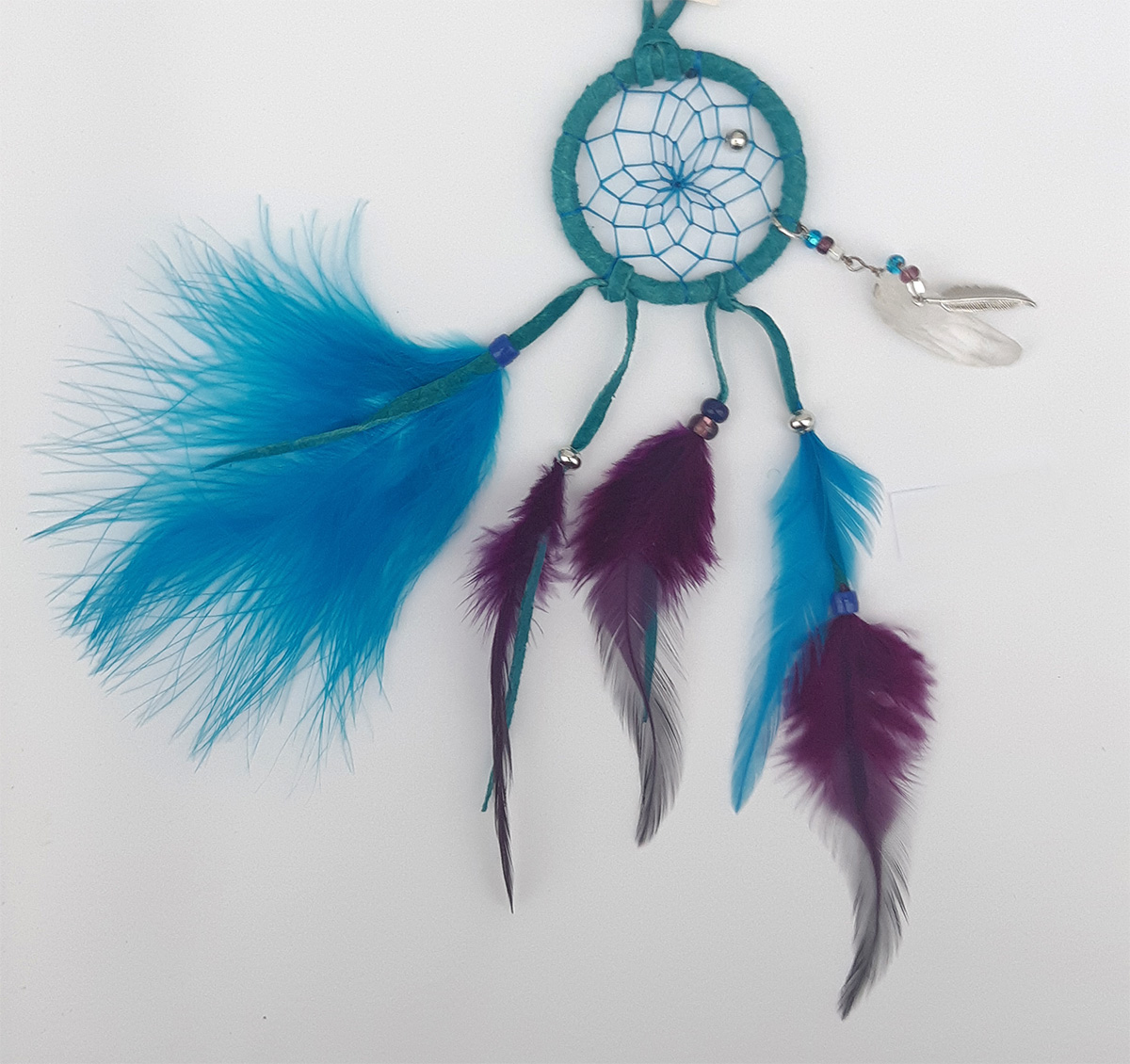 Dream catcher 2 inch with crystal Native Canadian