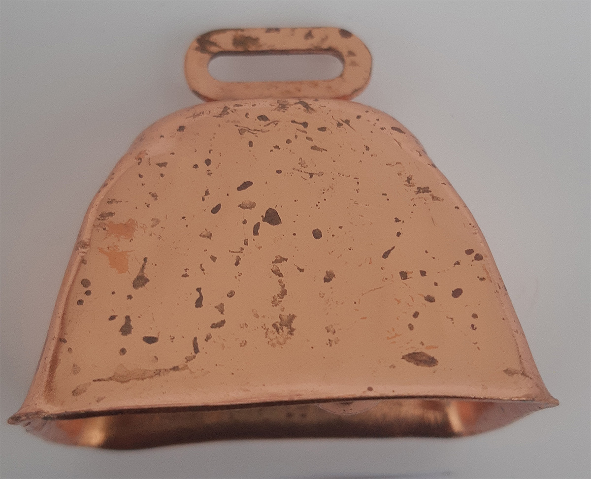 Cow bell, copper